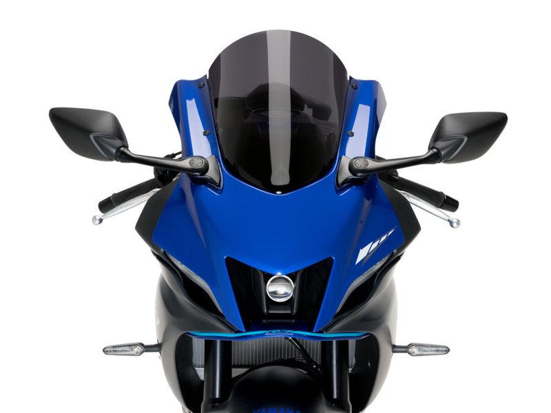 Puig R-Racer Screen For Yamaha YZF R6 2017-2020 - Dark Smoke