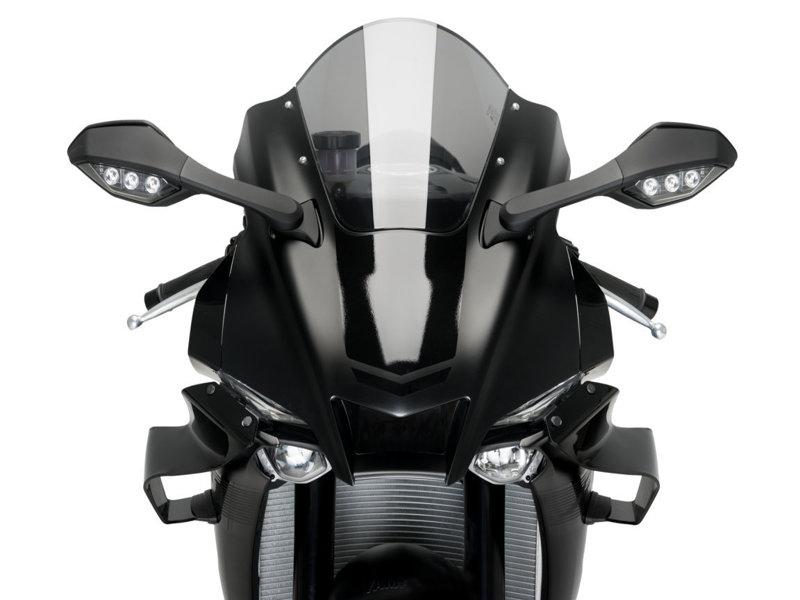 Puig Downforce Spoilers For Yamaha YZF R1 2020-2025 - Black