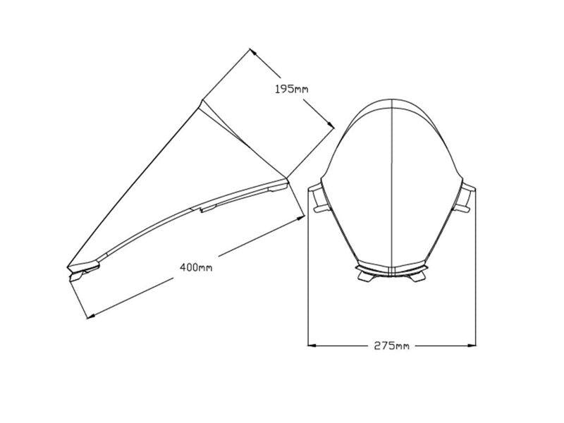 Puig R-Racer Screen For Ducati Panigale 1100 V4 SP2 2022-2023 - Clear