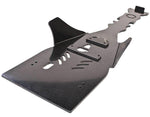 AXP Central Skid Plate For Yamaha YFZ450R 2012-2023 - Black/Red
