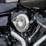 S&S Cycle Stealth Teardrop Air Cleaner Cover For Harley Davidson FLDE 1750 2018-2020 - Chrome
