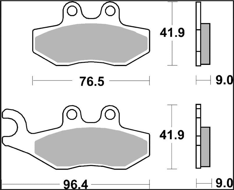 Brembo XS Prime Sintered Brake Pads For Vespa 946 125 ABS 2014-2015 Front