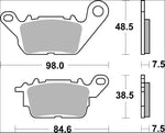 Brembo Prime Carbon Ceramic Brake Pads For Yamaha GPD 125 ABS 2015-2019 Front