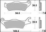 Brembo CC Prime Carbon Ceramic Brake Pads For Suzuki GSX-R 125 ABS 2017-2025 Front