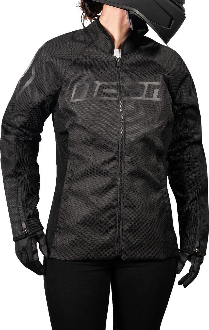 Icon Unisex Womens Hooligan CE Jacket - Black
