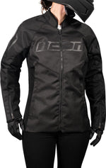 Icon Unisex Womens Hooligan CE Jacket - Black