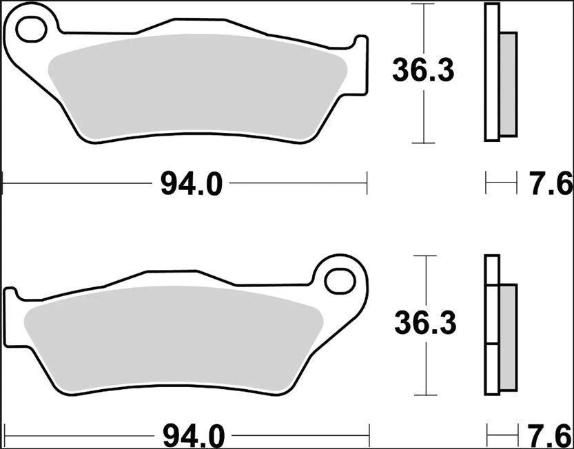 Brembo CC Prime Carbon Ceramic Brake Pads For CCM 644 2003-2005 Front