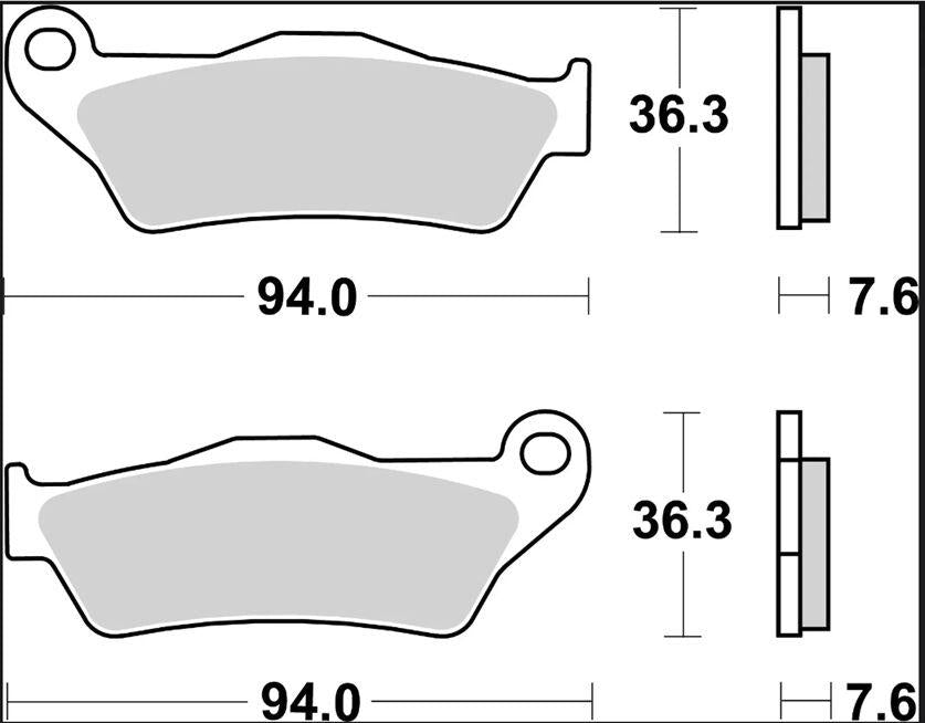 Brembo Carbon Ceramic Prime Line Brake Pads For MBK Doodo 150 2002 Front