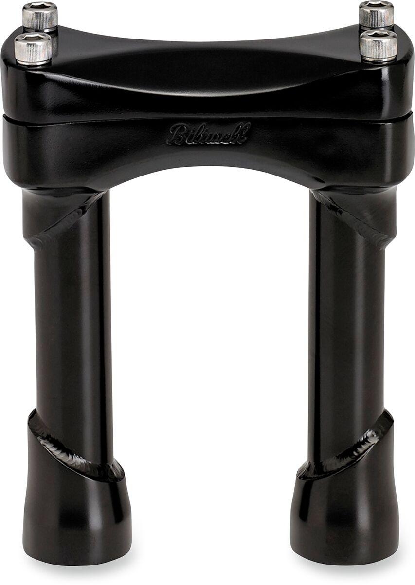 Biltwell Murdock Handlebar Risers 15 cm (6") - Black Satin
