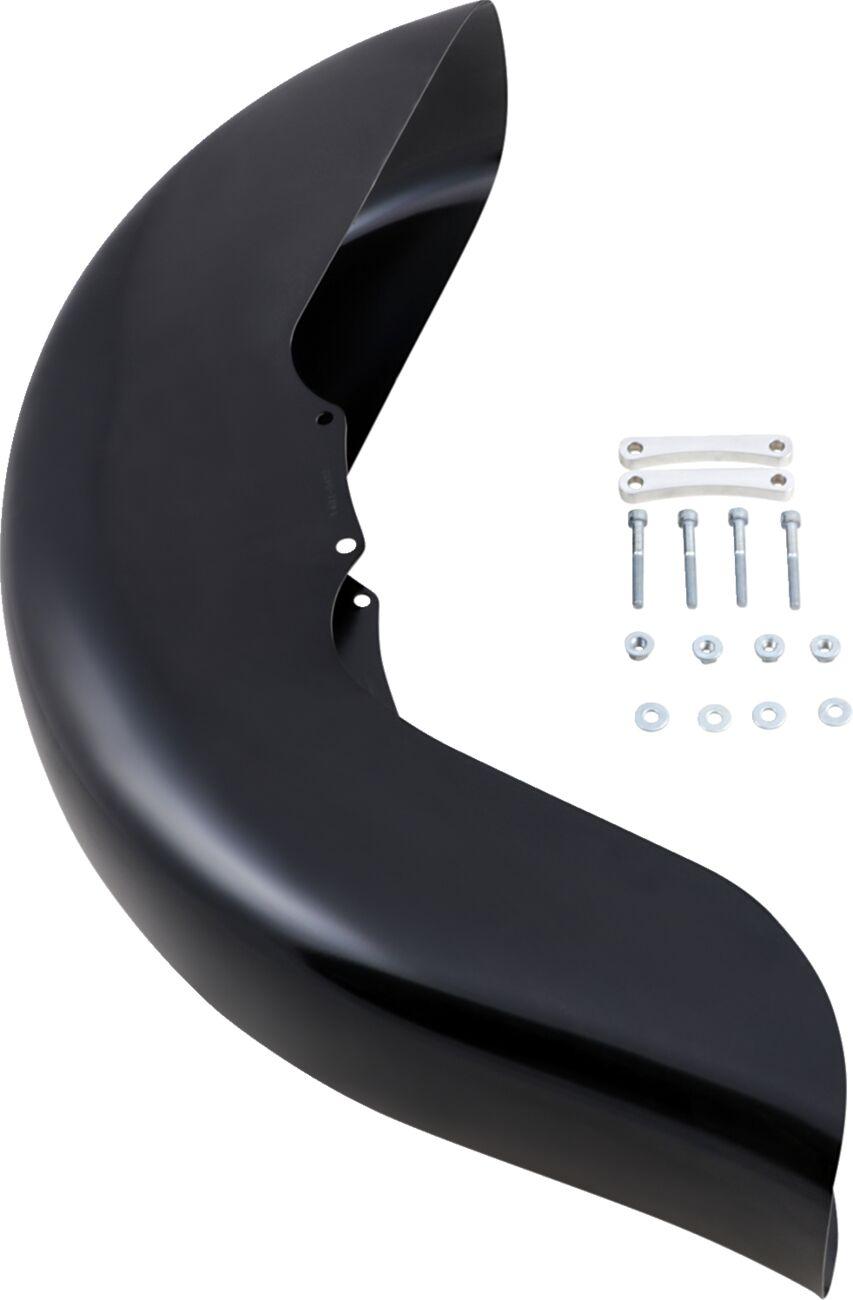 Klock Werks Benchmark Fender For Harley Davidson FLH 1868 ABS 2021 53.3 cm (21") Front 30.5 cm (12") - Black/E-Coating