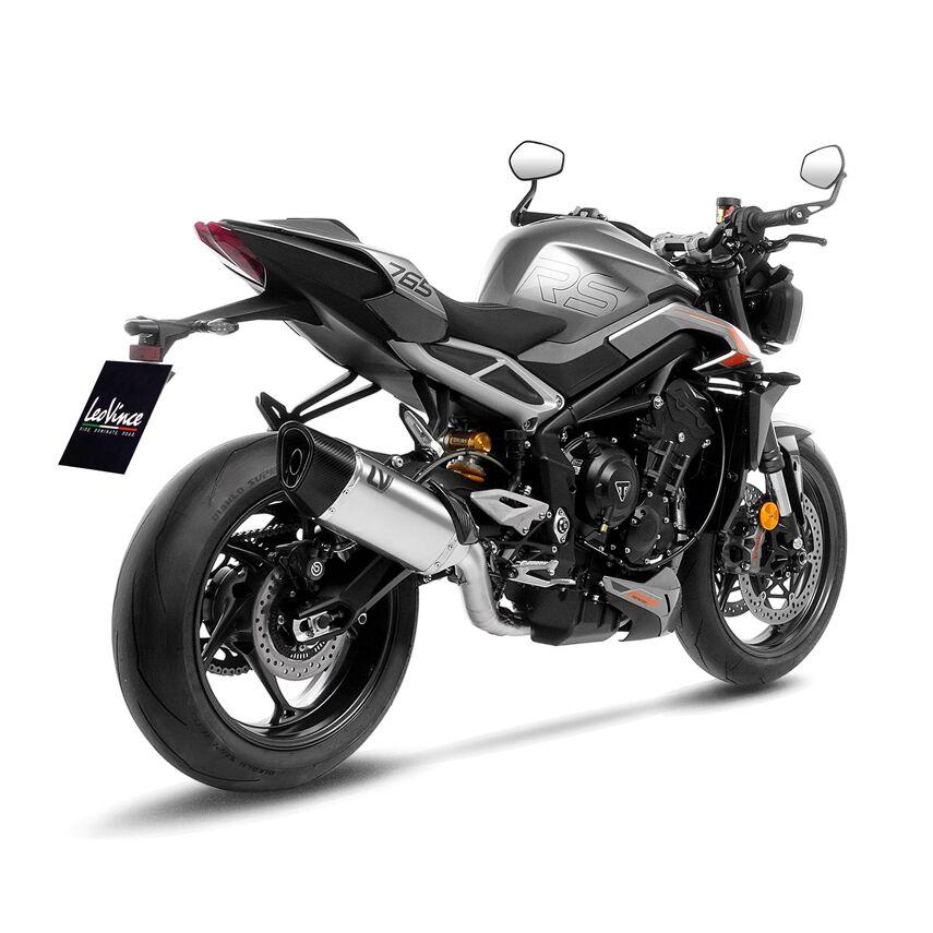 LeoVince LV-14 R Titanium Full Exhaust System For Triumph Street Triple 765 R 2023-2026