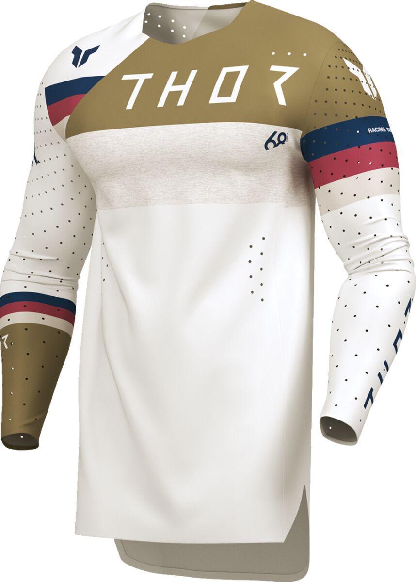 Thor Sportmode League Jersey - Maroon/Navy/Tan/White