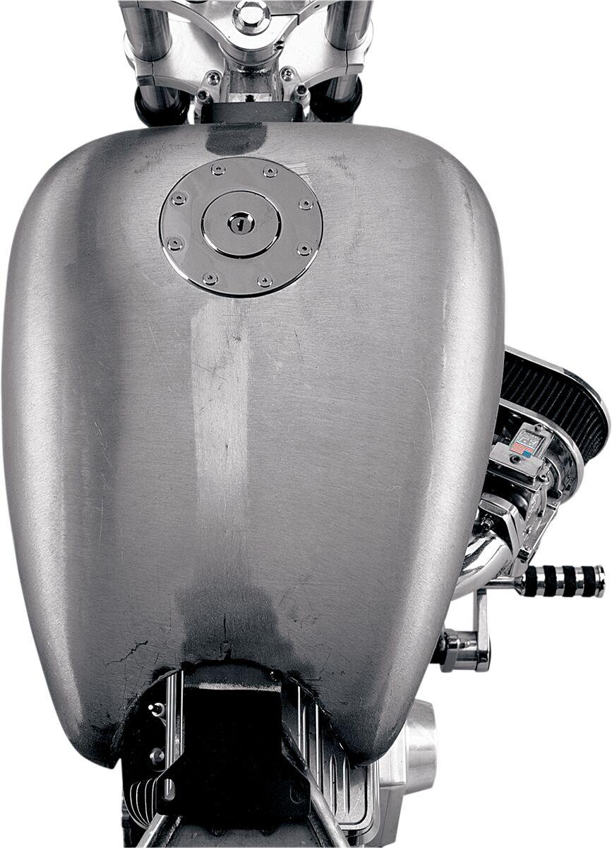 Drag Specialties One Piece 2" Extended Gas Tank For Harley Davidson FXR1340 1986-1994 - Raw
