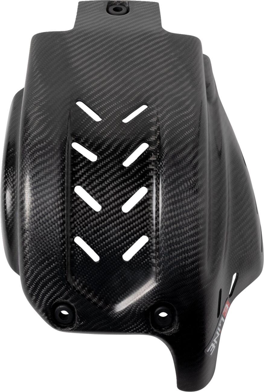 Moose Racing Carbon Fibre Skid Plate For Yamaha YZF250X 2020-2024 (US Models) - Black