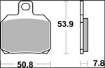 Brembo XS Prime Sintered Brake Pads For Adiva AD 250 2007 Fits Front Or Rear