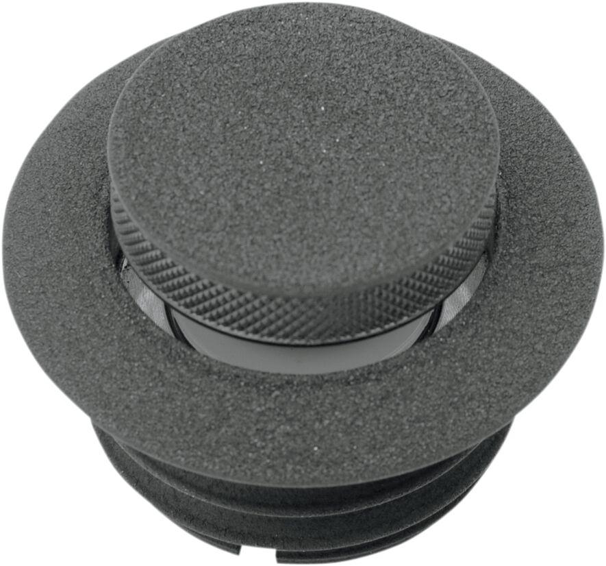 Drag Specialties Pop-Up Fuel Cap For Harley Davidson FLD 1690 2012-2013 - Black Wrinkle
