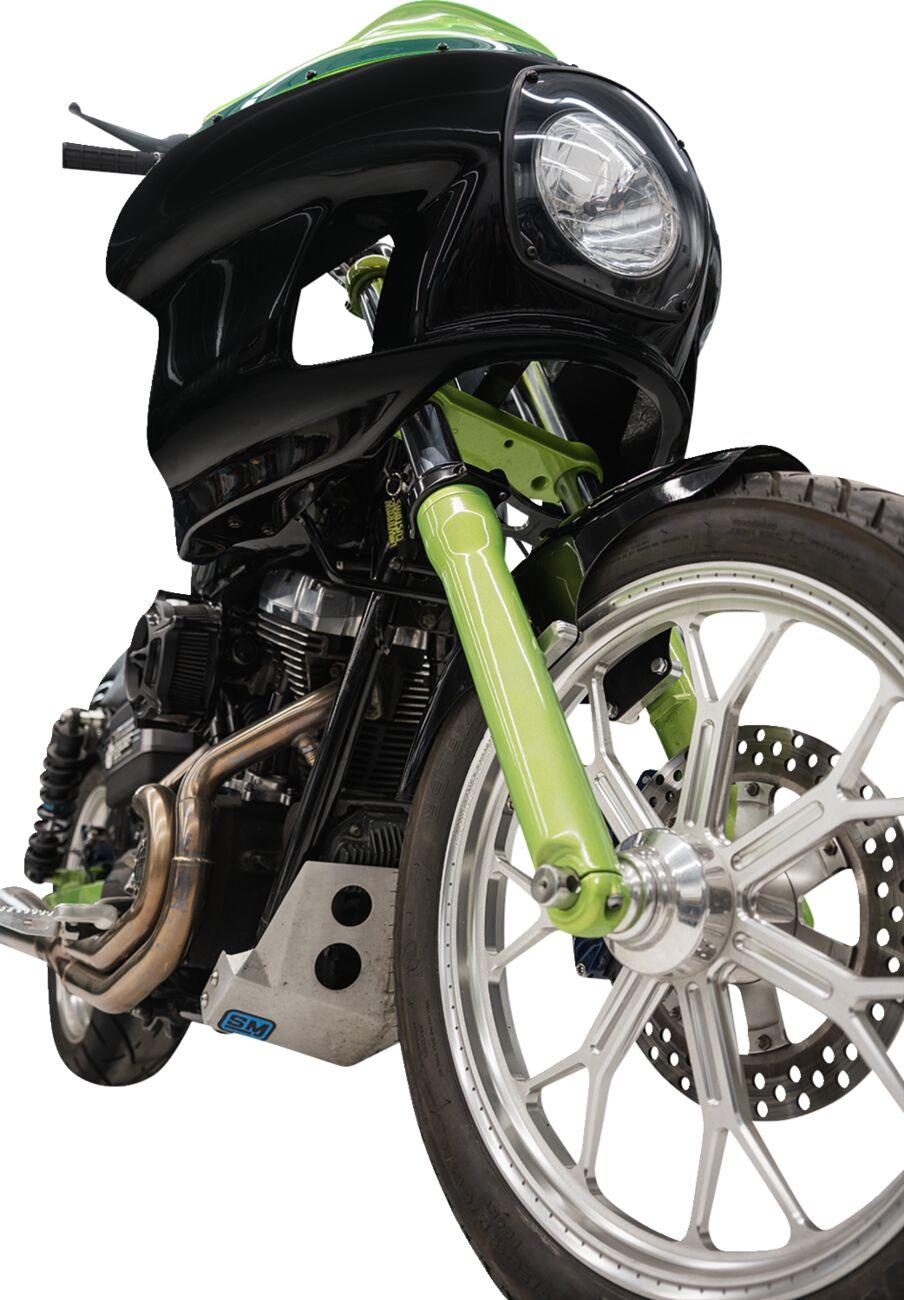 Klock Werks FXRP-Style Fairing Kit For Harley Davidson FXD 1584 2007-2010 - Black/Powder-Primed/White