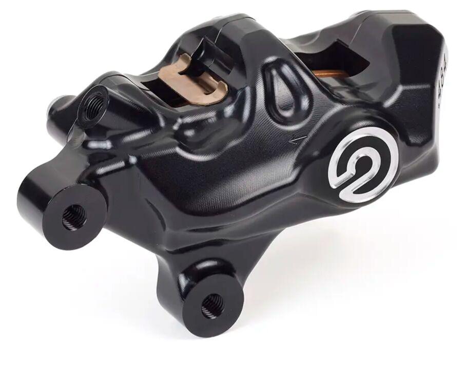 Brembo 484 Logopuro Upgrade Brake Caliper For Harley Davidson FLHR 1450 2000-2003 - Black