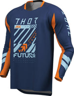 Thor Launchmode Futura Jersey - Light Blue/Navy/Orange
