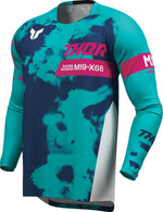 Thor Launchmode Bleach Jersey - Aqua/Blue/Pink/White