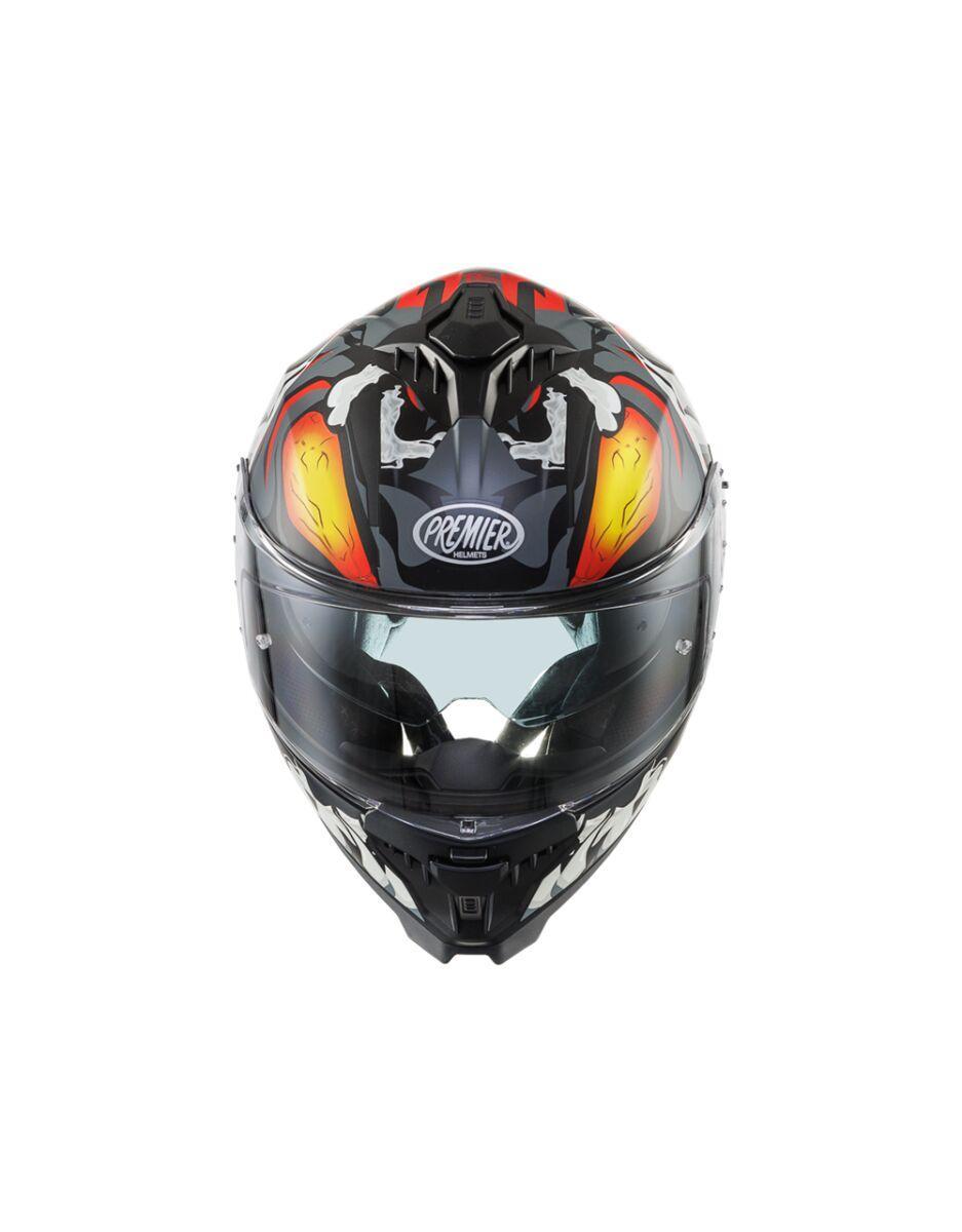 Premier Typhoon MO Helmet - Black/Grey/Red/White