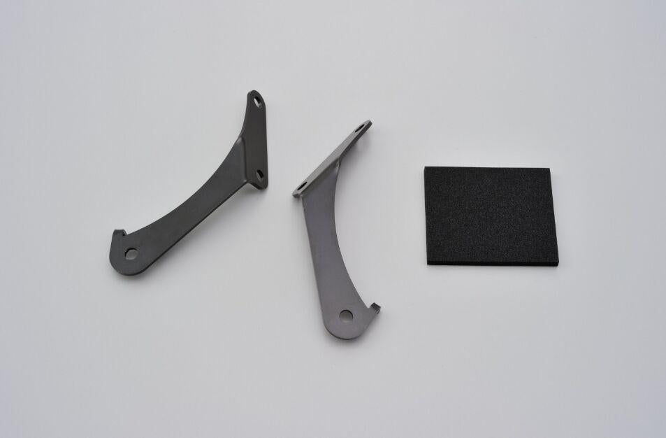 Daytona Aluminium Meter Visor With Bracket Set For Honda ST 125 ABS 2023-2025 - Black