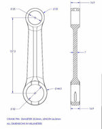 Vintco Connecting Rod Kit For KTM MX 495 1981