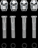 Moose Racing Wheel Stud/Nut Kit For Suzuki LT-A 400 ASI 4X4 2020-2024 Rear - Silver