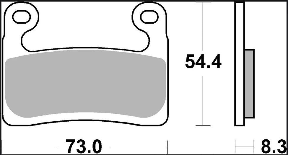 Brembo RC Carbon Ceramic Racing Upgrade Line Brake Pads For BMW R 1250 GS ABS 2019-2024 Front