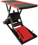 Bike Lift Hydraulic Stand Lift Scissor Type  - Steel - Black/Red