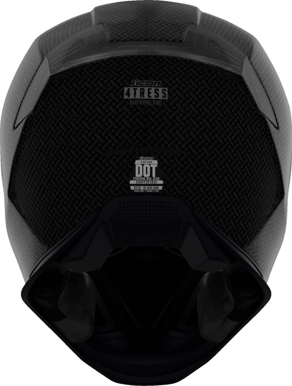 Icon Unisex Airframe Pro Carbon 4Tress Helmet - Black