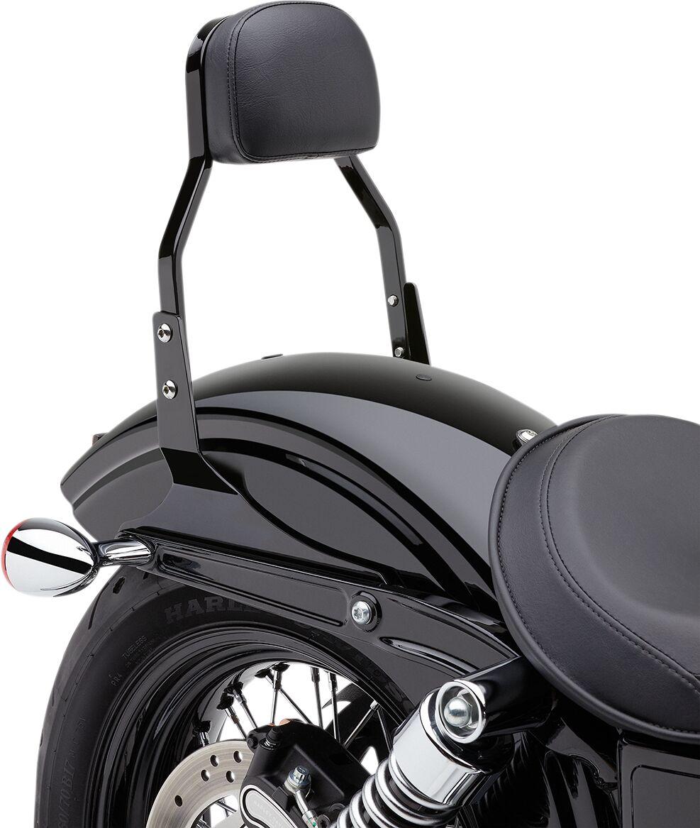 Cobra Square Sissy Bar For Harley Davidson FXD 1584 2007-2010 - Black