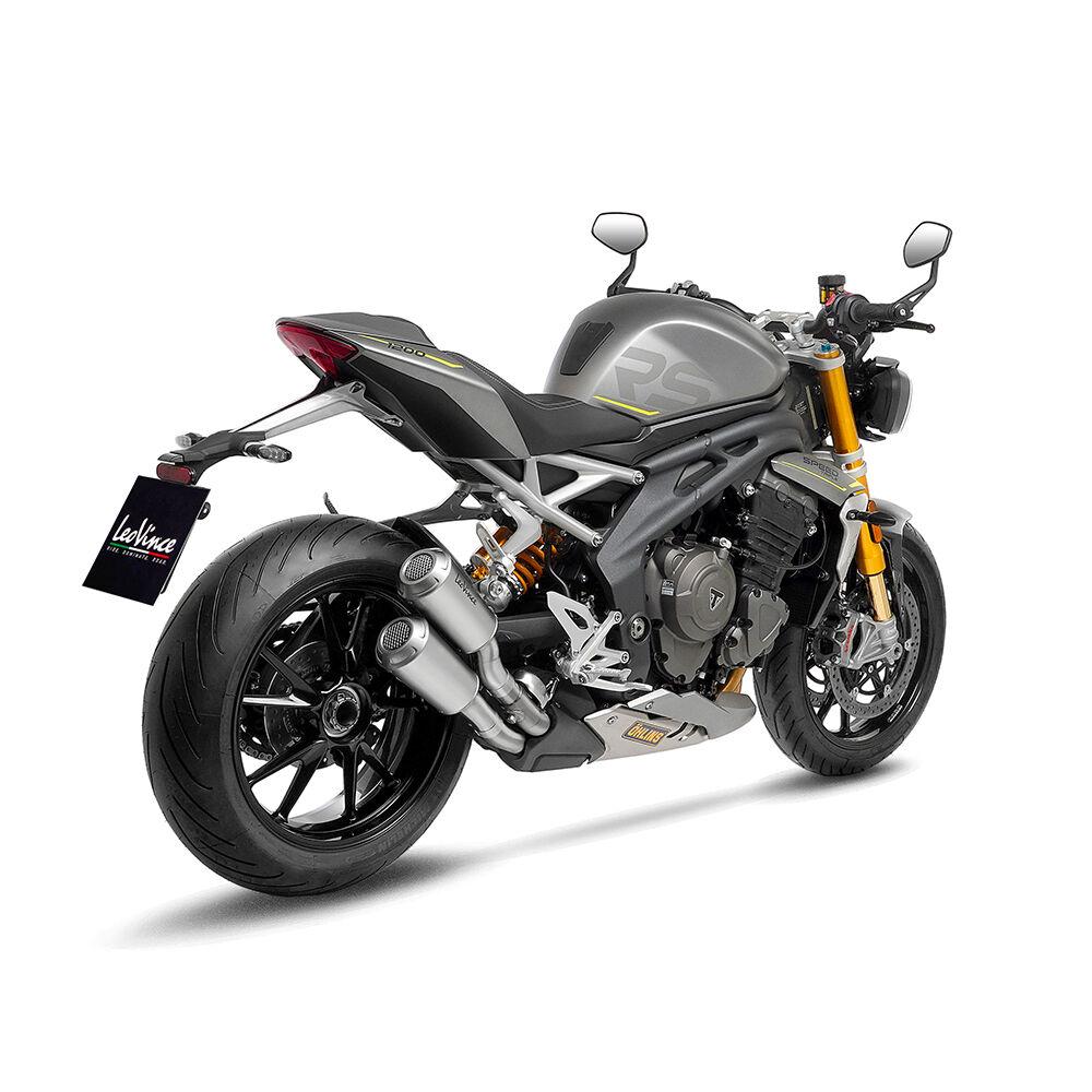 LeoVince LV-10 Stainless Steel Silencer For Triumph Speed Triple 1200 RR 2022-2025