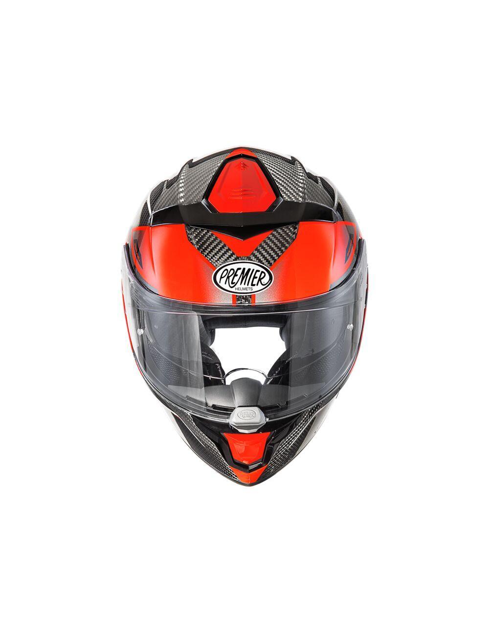 Premier Devil Carbon MN Helmet - Black/Red