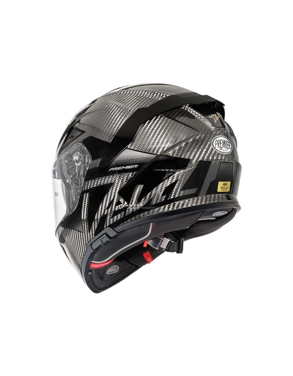 Premier Devil Carbon MN Helmet - Black/Grey
