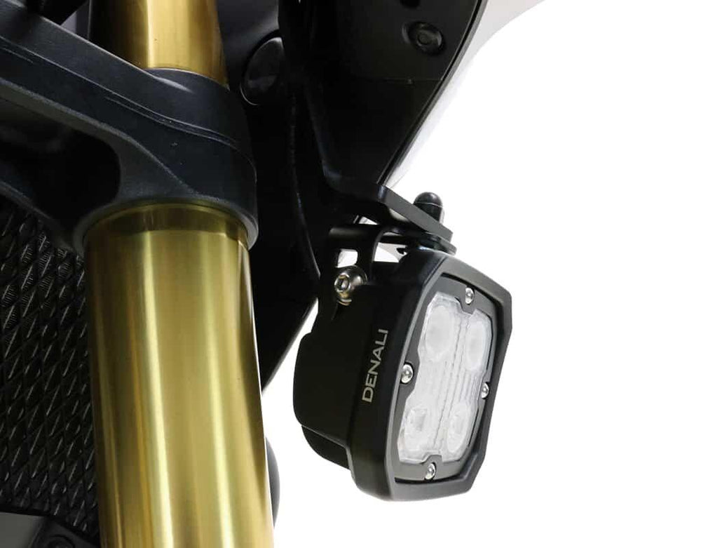 Denali Driving Light Mount For Honda CRF1000 L 2016-2019 Black