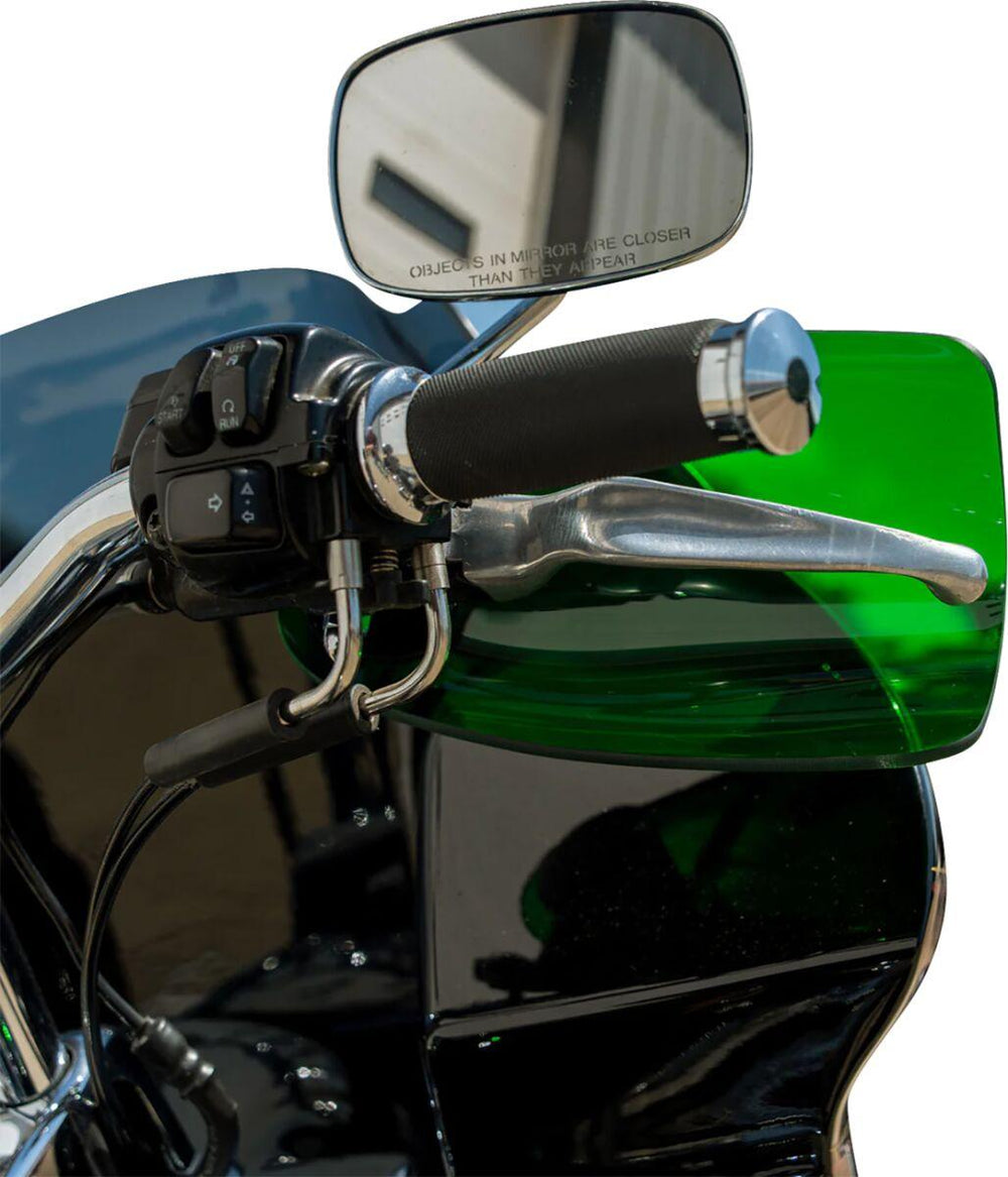 Klock Werks Flare Hand Guards For Harley Davidson FLHLT 1923 ABS 2026 - Gloss/Green