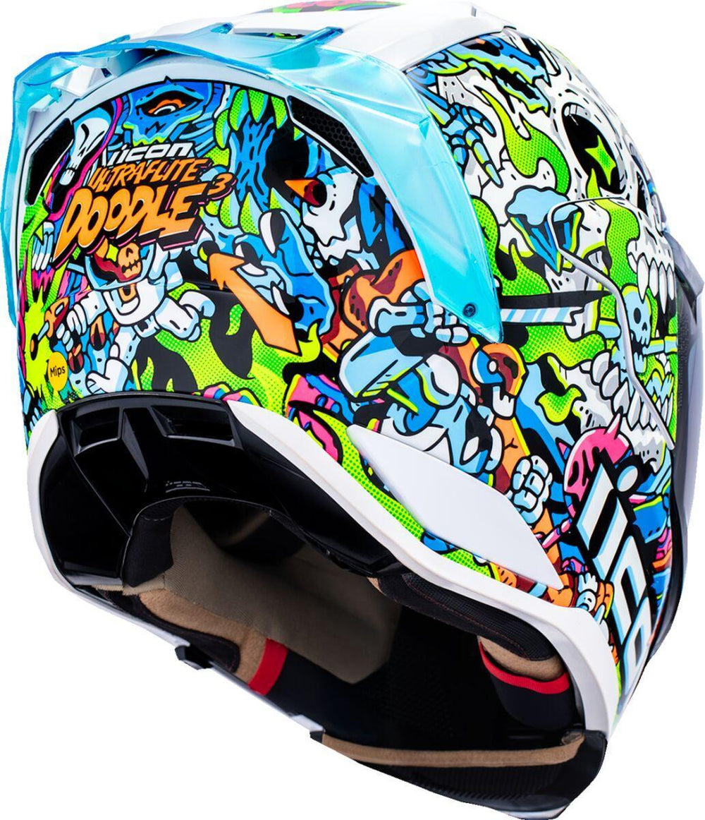 Icon Ultraflite Doodle 3 MIPS Helmet - Blue
