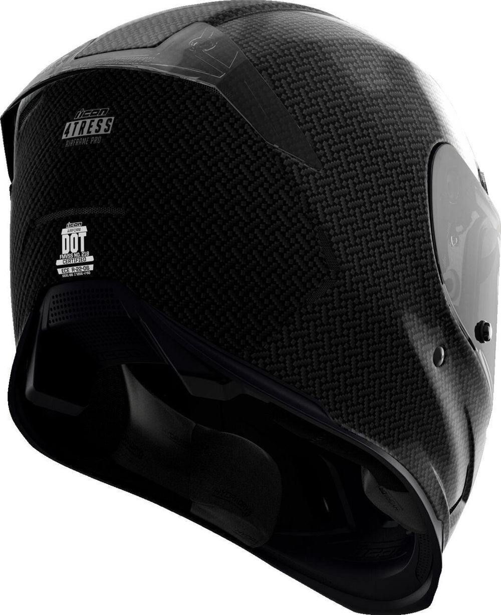 Icon Unisex Airframe Pro Carbon 4Tress Helmet - Black