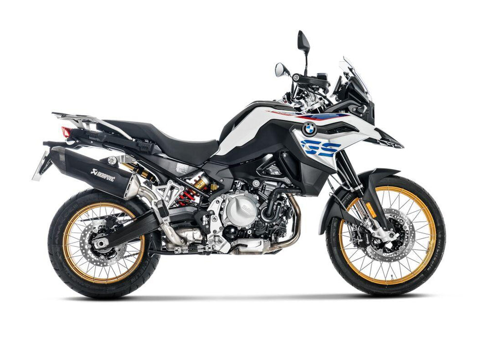 Akrapovic Line Titanium Silencer For BMW F 750 GS ABS 2018-2023 Black