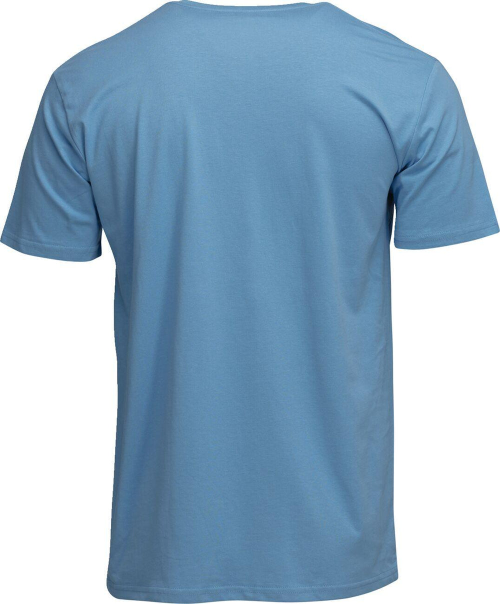 Thor Mens Adult Iconic T-Shirt - Light Blue White