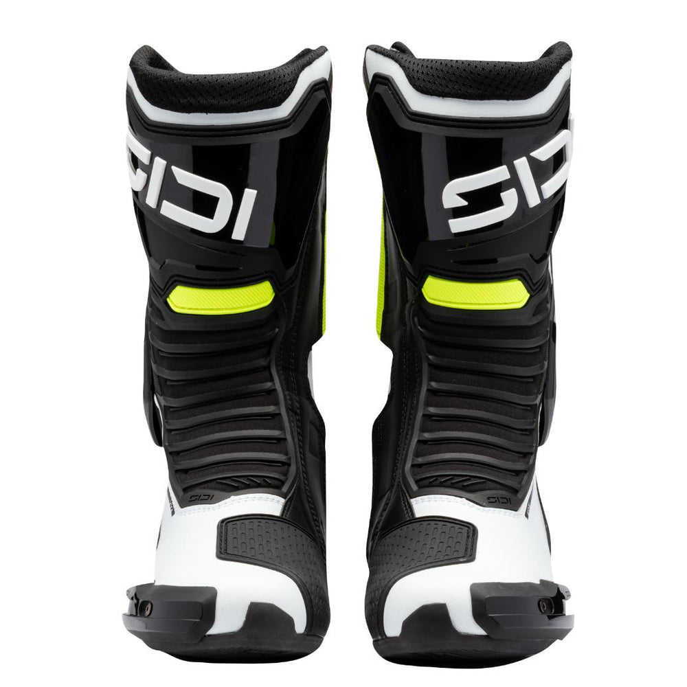 Sidi Vyx Motorcycle Boots - White/Black/Fluo Yellow
