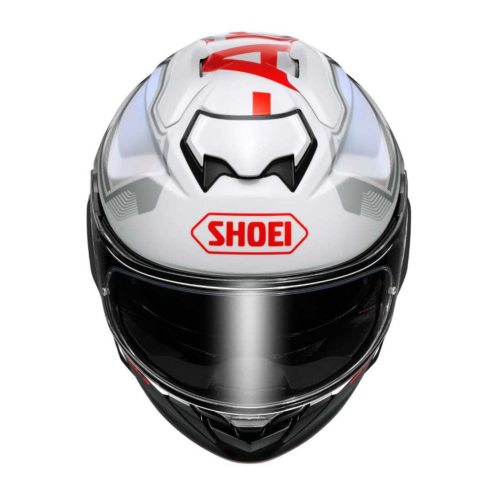 Shoei GT-Air 3 Mike TC-6 Full Face Motorcycle Helmet - White/Black/Red