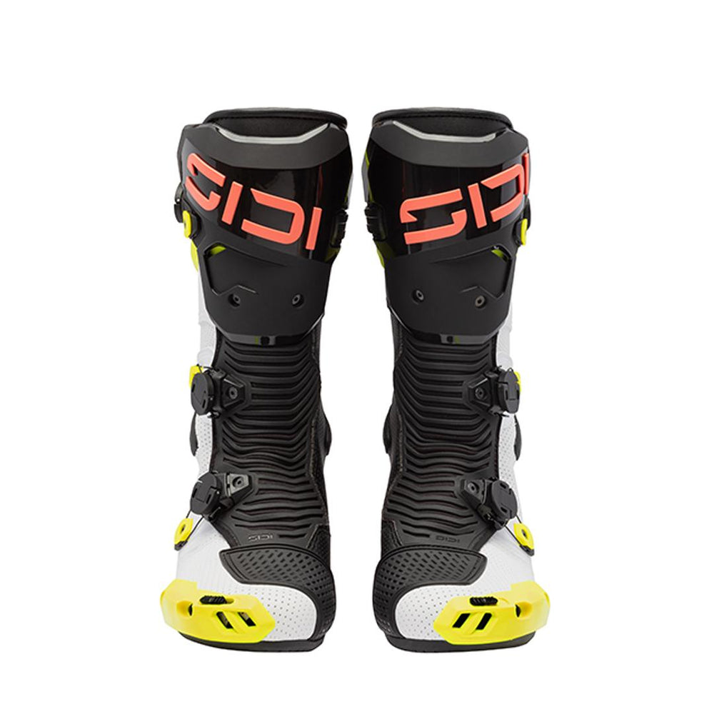Sidi Mag 2 Air Motorcycle Boots - Fluro Yellow/Fluro Coral