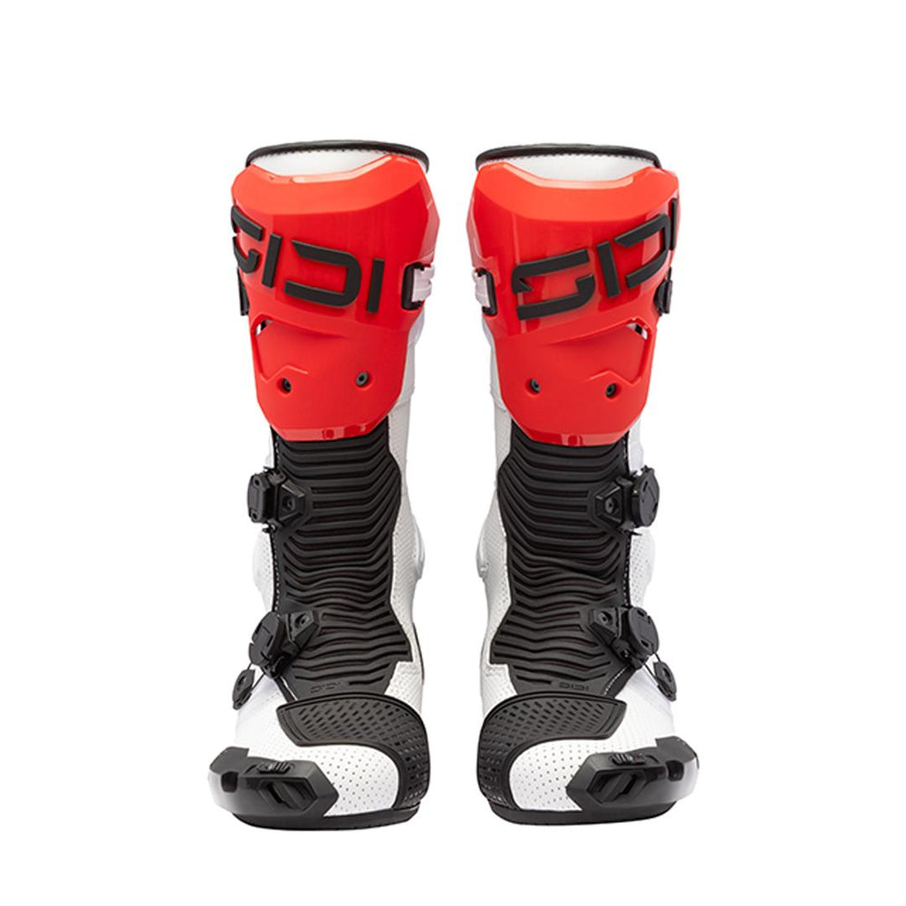 Sidi Mag 2 Air Motorcycle Boots - White/Black/Red