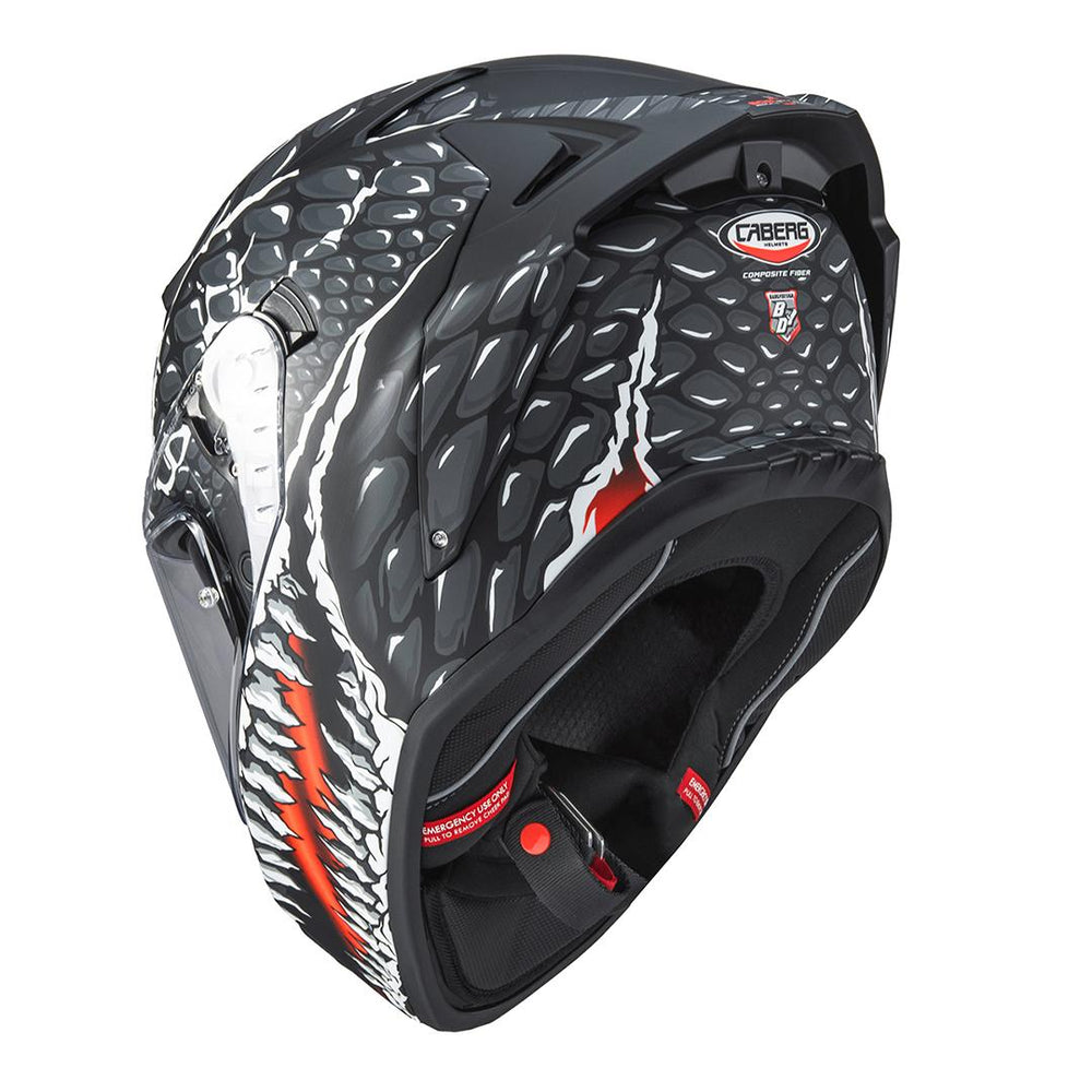 Caberg Drift Evo II Crok Matt Black Anthracite Red Full Face Motorcycle Helmet