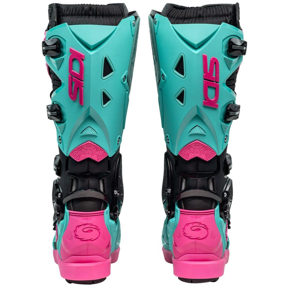 Sidi Crossfire 3 SRS CE Boots Black Mint Pink