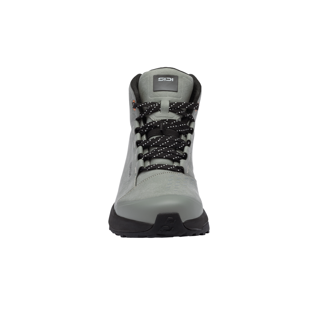 Sidi Nucleus Suede Waterproof Motorcycle Ankle Boots Shoes - Deep Forest/Black