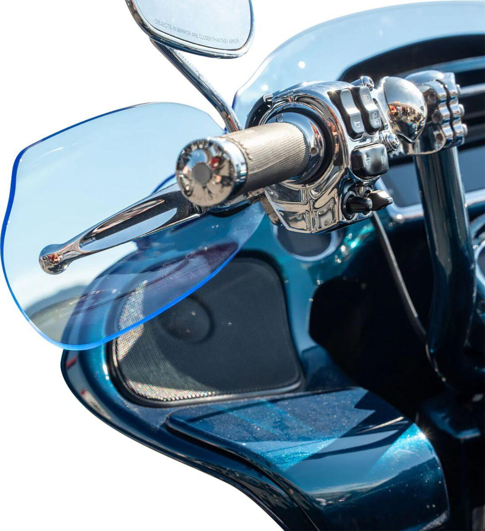Klock Werks Flare Hand Guards For Harley Davidson FLHLT 1923 ABS 2026 - Blue