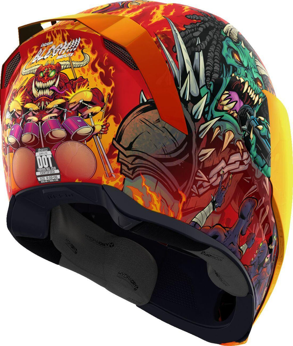 Icon Unisex Airflite Blegh MIPS Helmet - Red